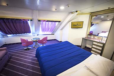 Cabine pour la traversée ferry Sardaigne